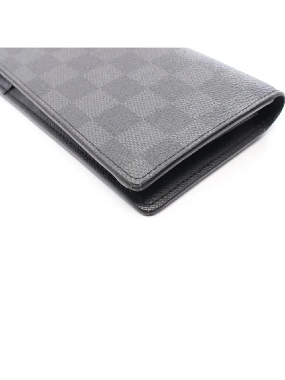 Louis Vuitton Bifold Wallet Portefeuille Brazza Damier Graphite Canvas